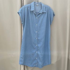 Denim shirt dress